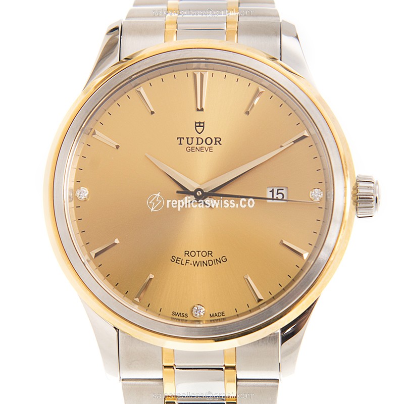 Luxurious Tudor 12703-65053-369DI-CH Replica in 18kt Gold Case with Automatic Movement Watch