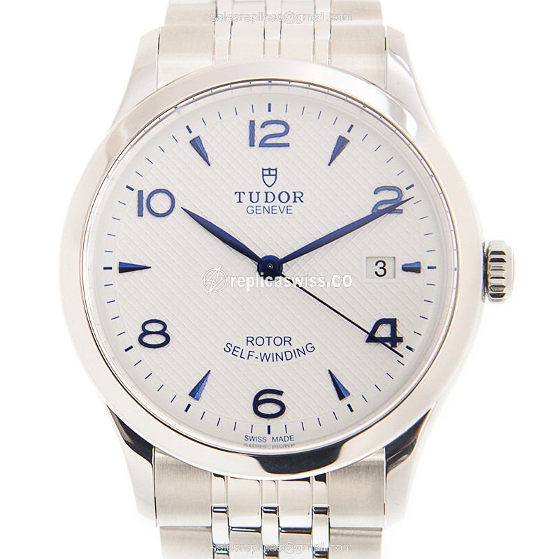 Luxurious Tudor 91550-67050-WT 1926 Replica Watch, Automatic White Dial, Stainless Steel Case &