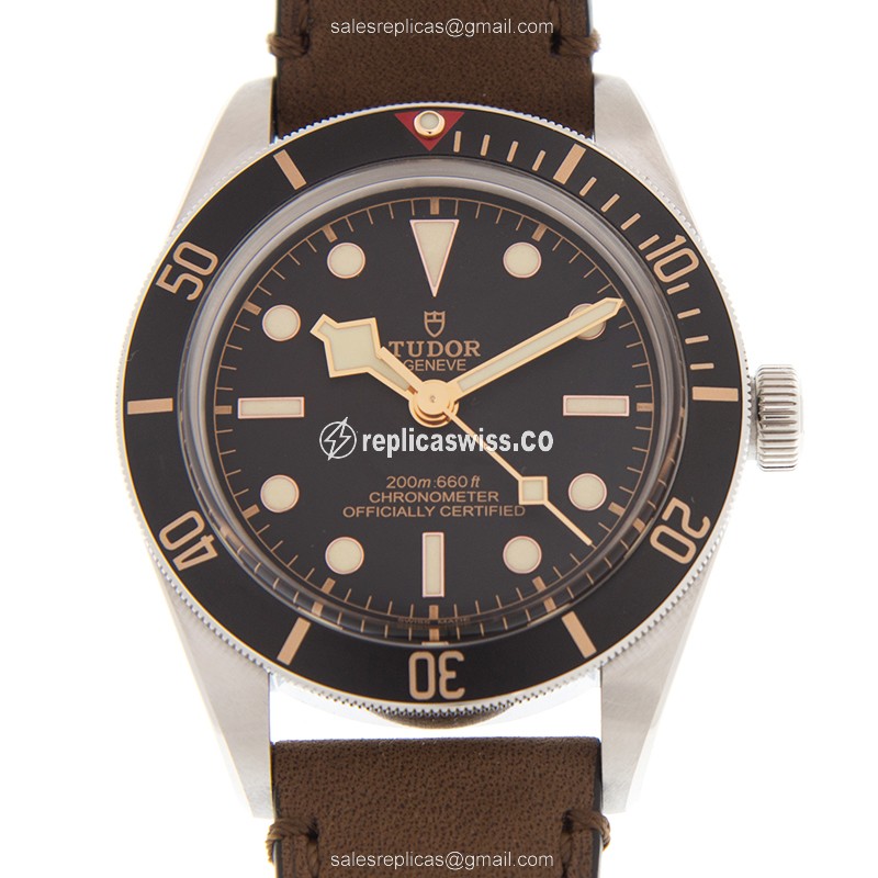 Luxurious Tudor Black Bay 1958 Replica in Black Dial & Steel Case, Automatic Movement Watch
