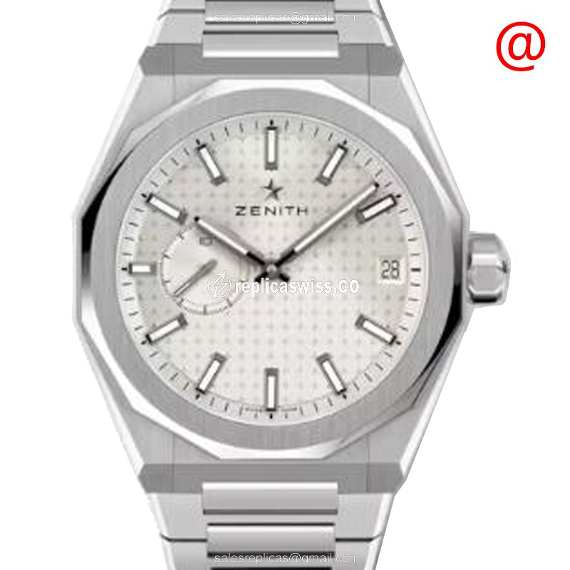 Luxurious Zenith DEFY Replica with Automatic Movement Sleek Silver Steel Case Watch