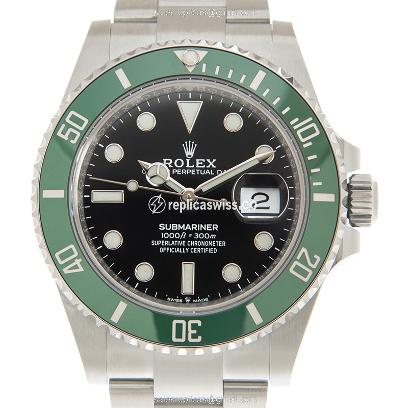 Luxury Black Dial Rolex 126610LV-0002 Submariner Replica, Automatic Movement & Stainless Steel Case
