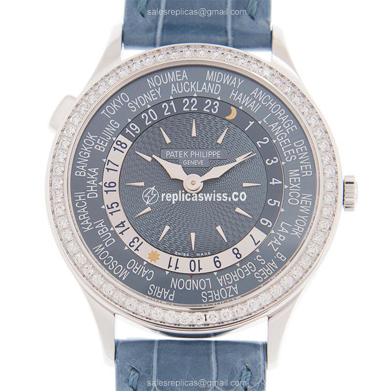 Luxury Patek Philippe 7130G-016 Replica: Blue Dial, Automatic Movement, 18kt White Gold Bezel Watch