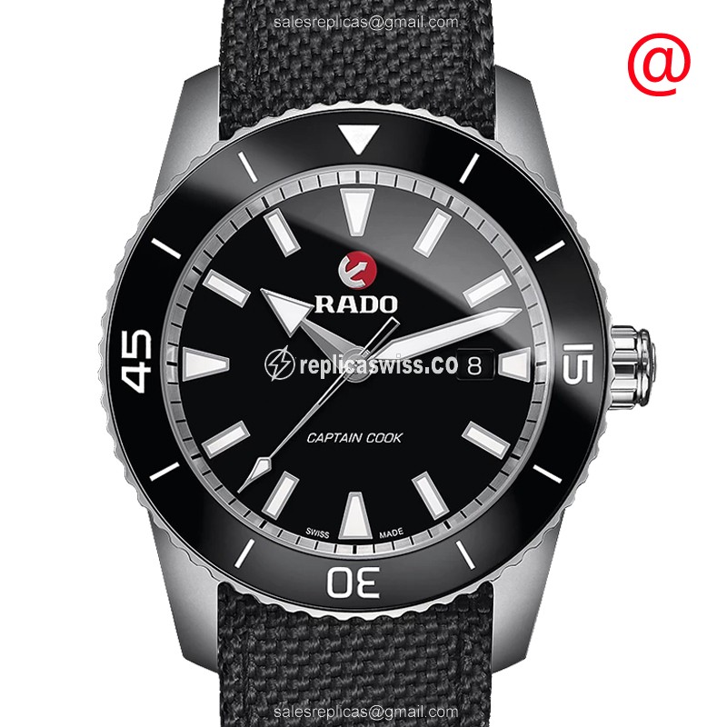 Luxury Rado R32501156 Hyperchrome Automatic Replica, Black Dial & Steel Case Watch