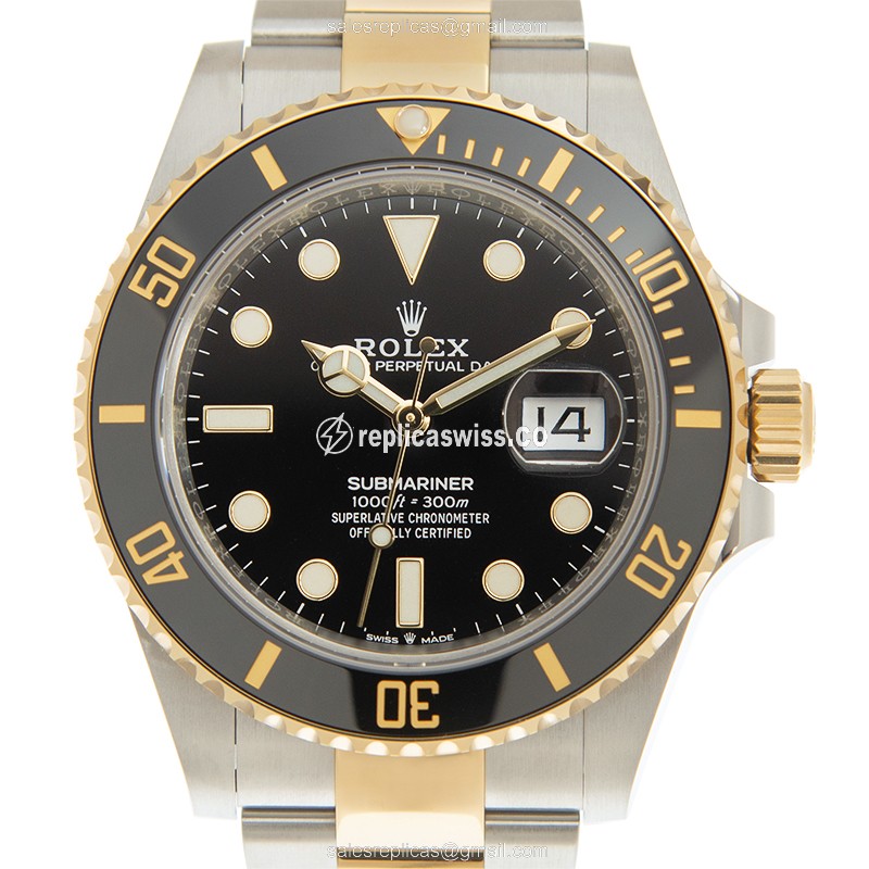 Luxury Rolex Submariner Replica in Black Dial 18kt Steel, Automatic Movement Watch