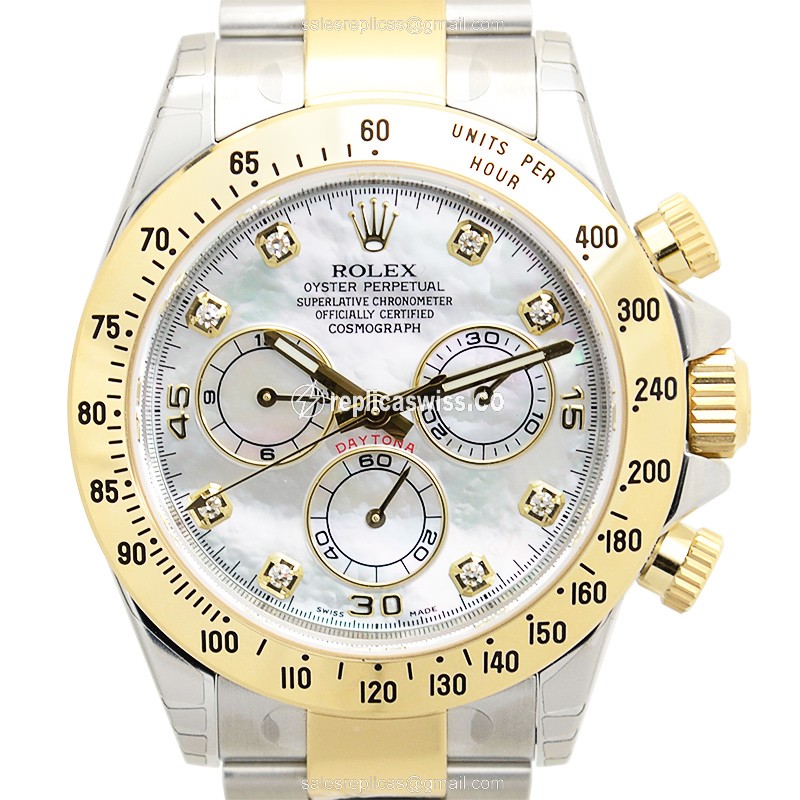 Luxury Silver Daytona Replica Watch | Automatic Movement, Sleek Silver Dial