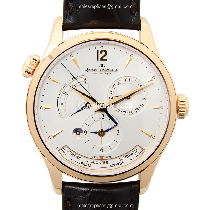 Masterpiece Jaeger-Lecoultre Q1422521 | Automatic, Silver Dial | 18kt Rose Gold Case & Alligator