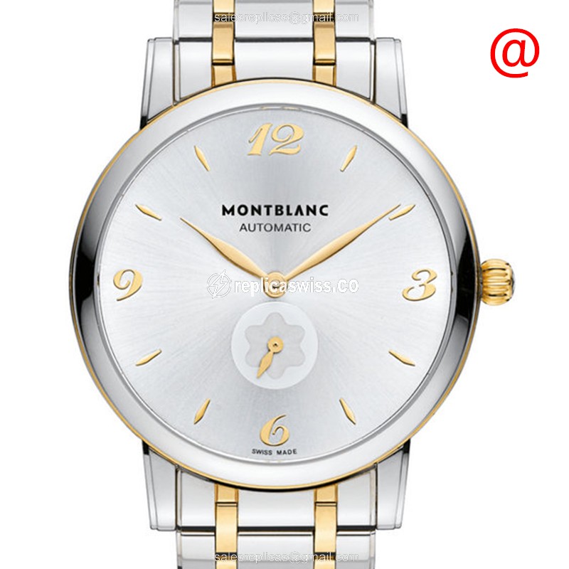 Mont Blanc 107914 STAR CLASSIQUE Steel Replica, Automatic Movement & Silver Dial Watch