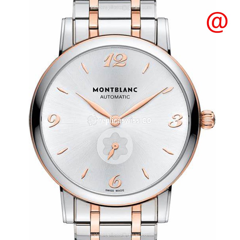 Mont Blanc 107916 STAR CLASSIQUE — Silver Dial, Automatic Movement, 18kt Steel Case Watch