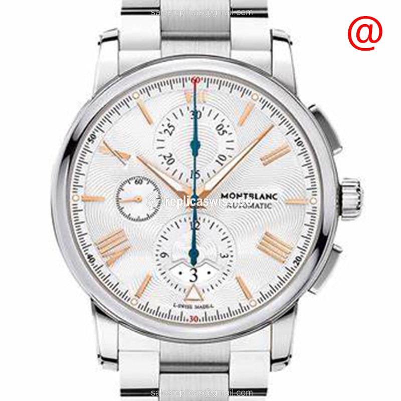Mont Blanc 4810 Replica in Stainless Steel | Automatic Movement | Silver Dial Watch