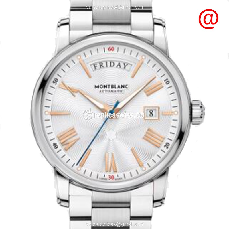 Mont Blanc 4810 Replica in Stainless Steel Case, Automatic Movement, Silver Dial Watch