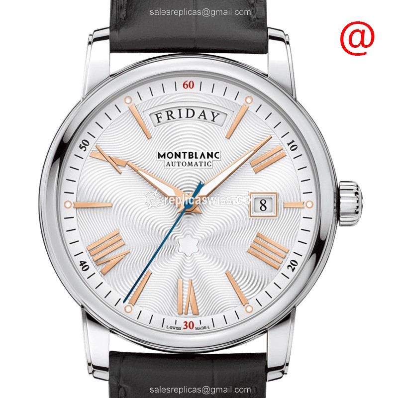 Mont Blanc 4810 Replica in Stainless Steel with Automatic Movement Silver Dial Watch