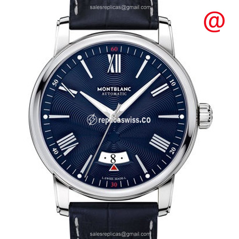 Mont Blanc 4810 Replica Watch | Automatic Movement, Blue Steel Case