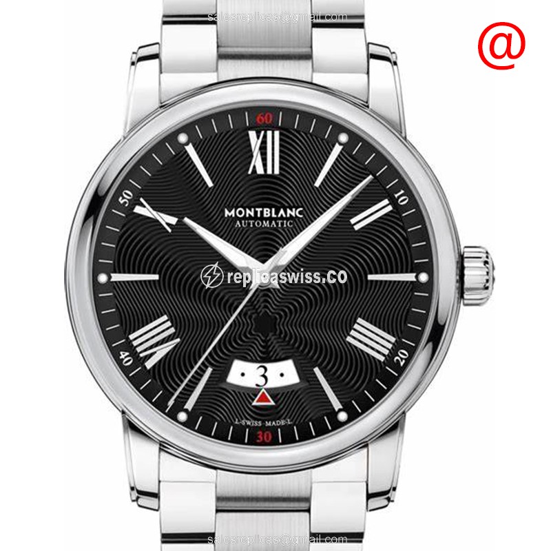Mont Blanc 4810 Replica with Automatic Movement Black Dial, Stainless Steel Case Watch