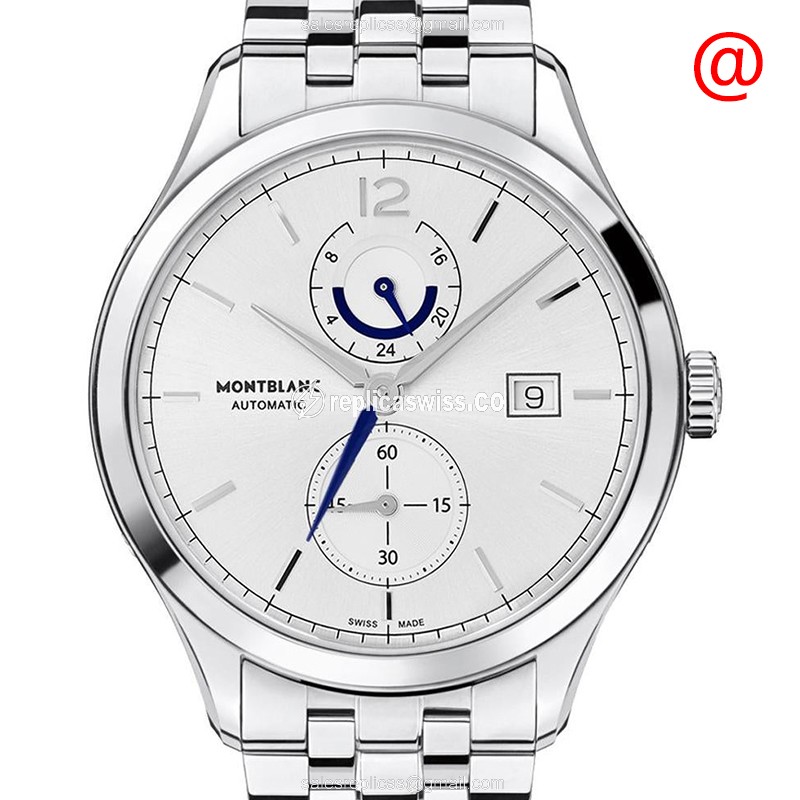 Mont Blanc Heritage 112648 Replica in Silver Dial & Stainless Steel Case, Automatic Movement Watch