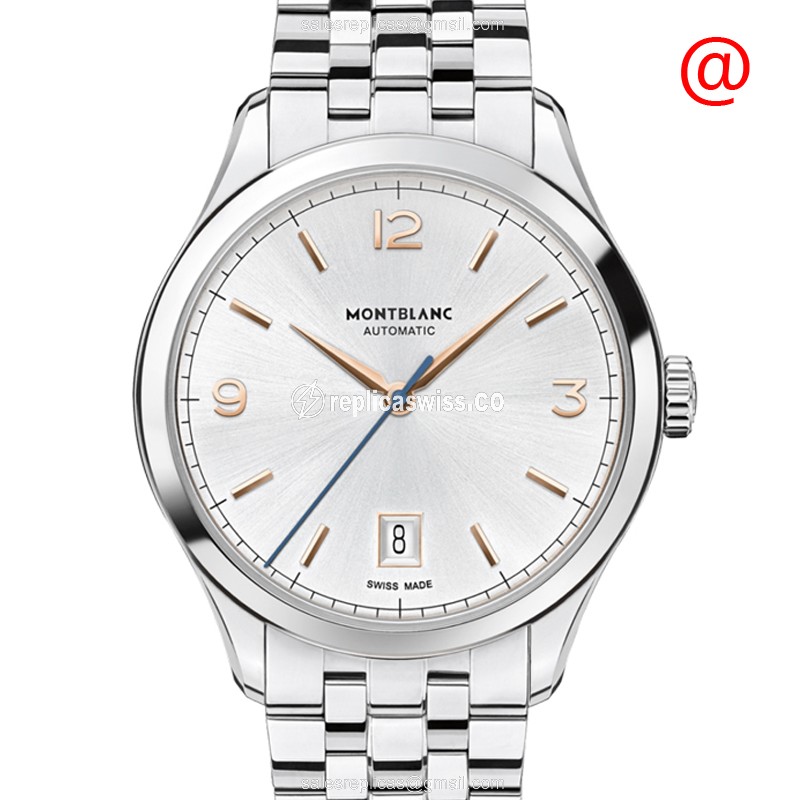Mont Blanc Patrimony Traditionelle Replica in Stainless Steel with Automatic Movement Silver