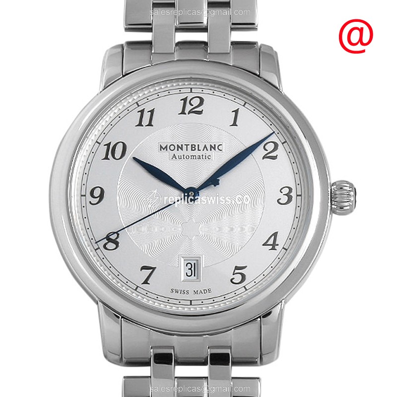 Mont Blanc STAR LEGACY Replica Watch | Automatic Movement | Silver Dial & Steel Case