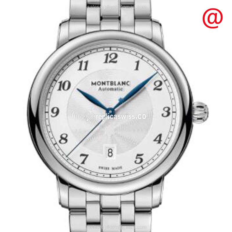 Mont Blanc STAR LEGACY Replica Watch | Automatic Movement, White Dial, Stainless Steel Case