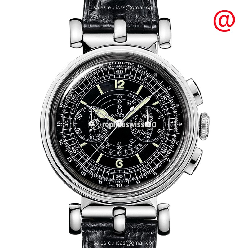 Omega 516.53.38.50.01.001 Special Edition Manual Wind | Black Dial & 18kt Gold Case Watch