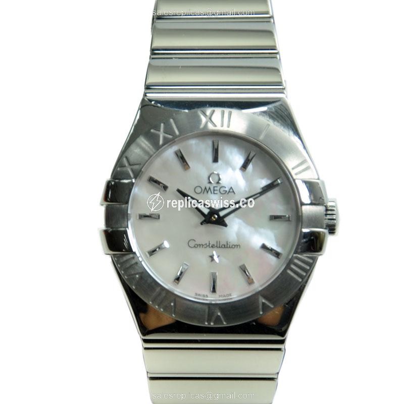 Omega Constellation 123.10.27.60.05.002 Replica | White Dial, Stainless Steel Case Watch