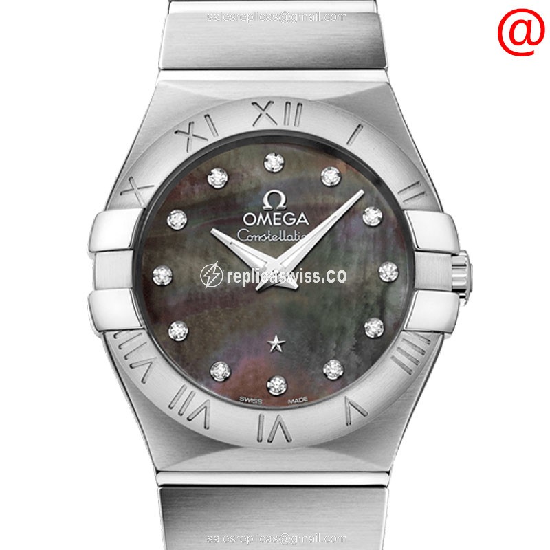 Omega Constellation 123.10.27.60.57.003 Replica, Automatic Movement, Stainless Steel Case & Gray