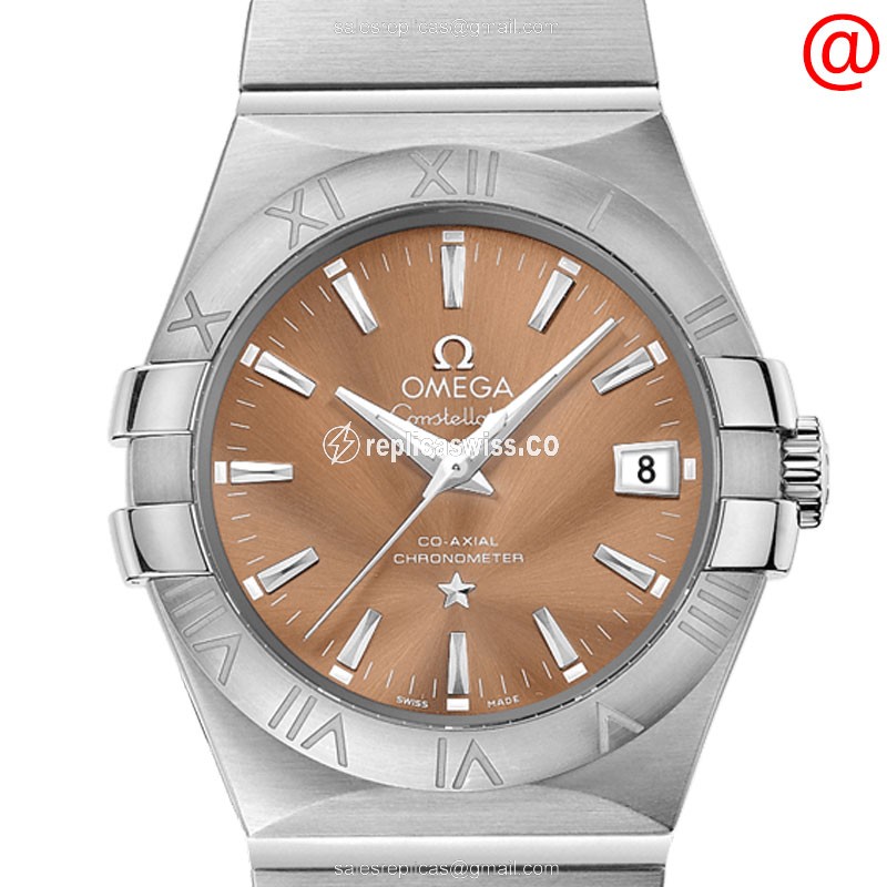 Omega Constellation 123.10.35.20.10.001 | Brown Dial & Steel Case | Automatic Movement Watch