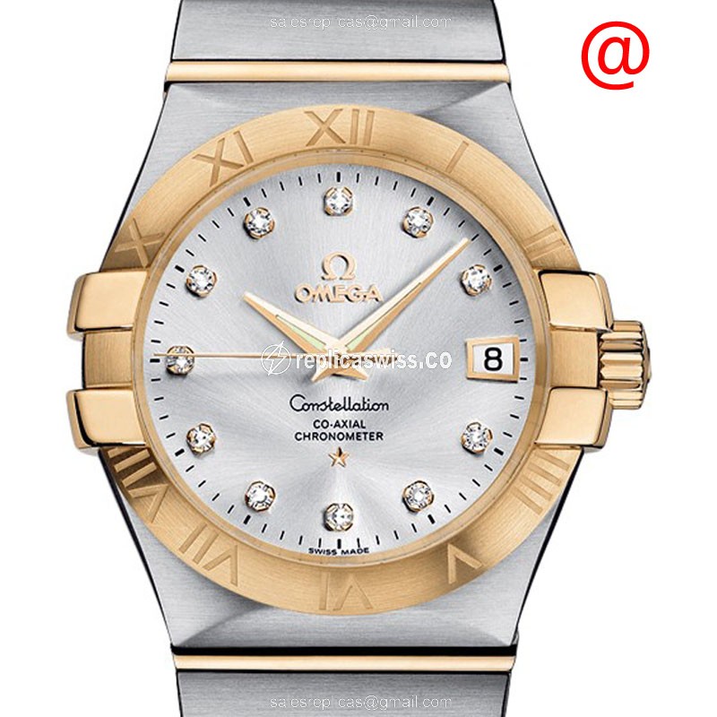 Omega Constellation 123.25.35.20.52.002 | Automatic | 18kt Steel Case, Silver Dial Watch