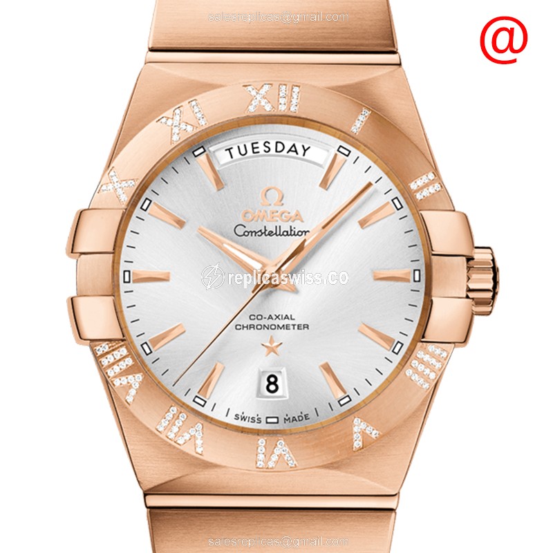 Omega Constellation 123.55.38.22.02.001 | Automatic Movement, 18kt Gold Case Watch