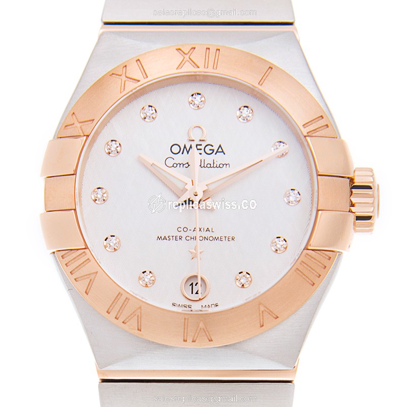 Omega Constellation 127.20.27.20.52.001 | Automatic Movement, 18kt Steel Case & Silver Dial Watch