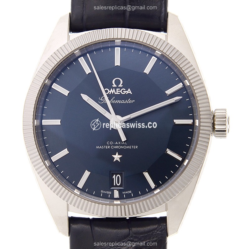 Omega Constellation 130.33.39.21.03.001 Replica | Automatic Movement, Blue Dial & Steel Case Watch