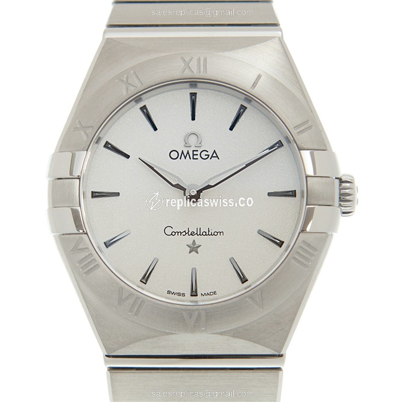 Omega Constellation 131.10.28.60.02.001 — White Dial, Stainless Steel Case & Quartz Movement Watch