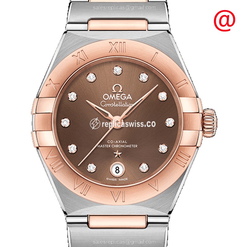 Omega Constellation 131.20.29.20.63.001 — Brown Dial, Automatic Movement, 18kt Steel Case Watch