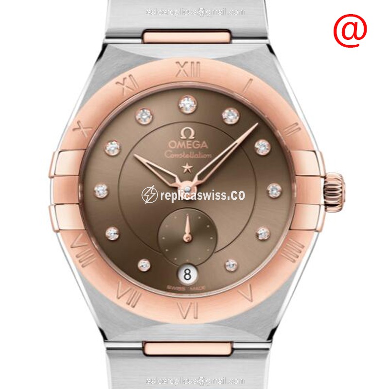 Omega Constellation 131.20.34.20.63.001 Replica | Automatic Movement | Brown Dial | Stainless Steel