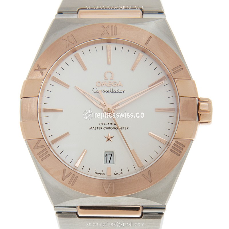 Omega Constellation 131.20.39.20.02.001 Silver Dial, Automatic Movement & 18kt Steel Strap Watch