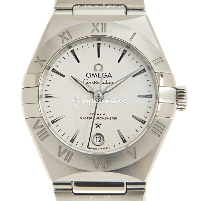 Omega Constellation Replica | Automatic Movement, Silver Dial, Stainless Steel Case Watch
