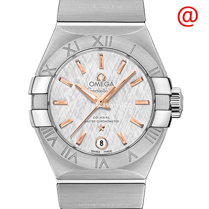 Omega Constellation Replica in Silver Dial Steel Case, Automatic Movement Watch
