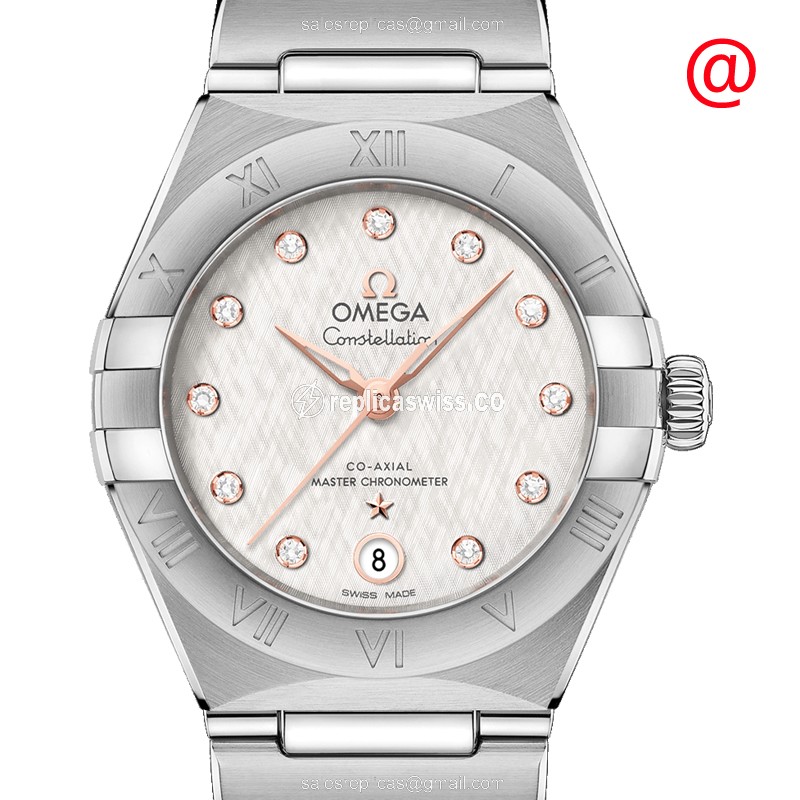 Omega Constellation Replica in Stainless Steel — Automatic Movement, Silver Dial Watch