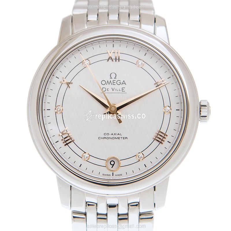 Omega De Ville Automatic Steel Case & Silver Dial | Stainless Steel Strap | Sapphire Crystal Watch