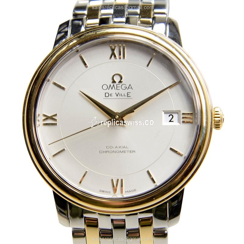 Omega De Ville Classic Silver Dial | Automatic Movement | 18kt Steel Case Watch