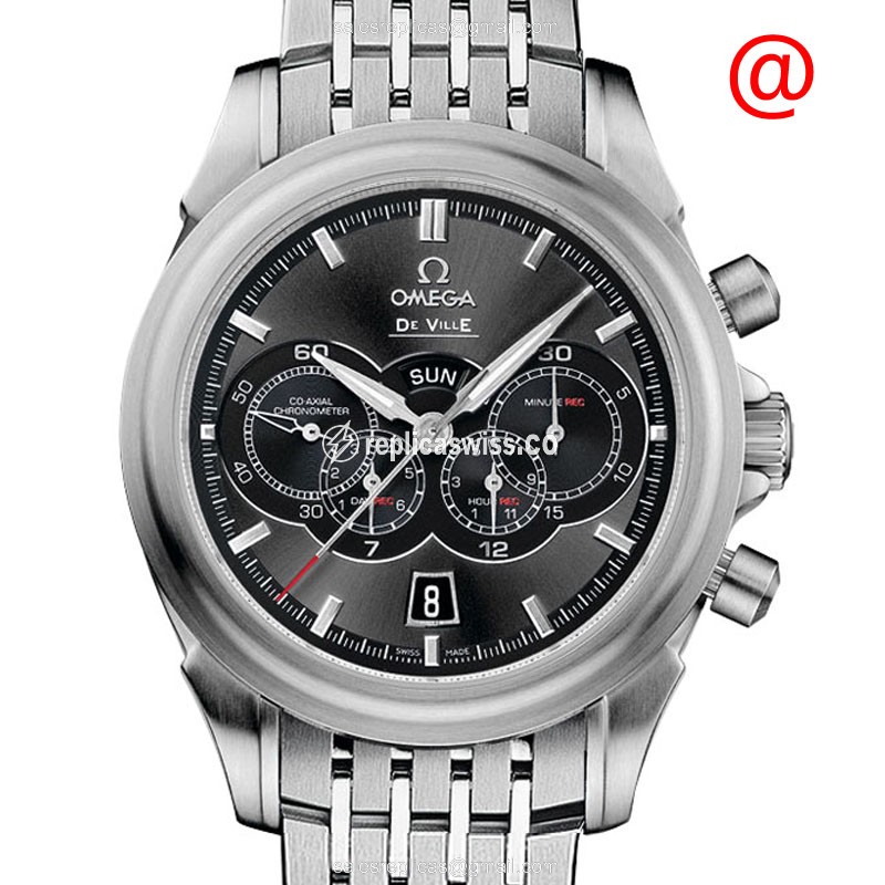 Omega De Ville Replica in Stainless Steel Case | Automatic Movement | Gray Dial Watch