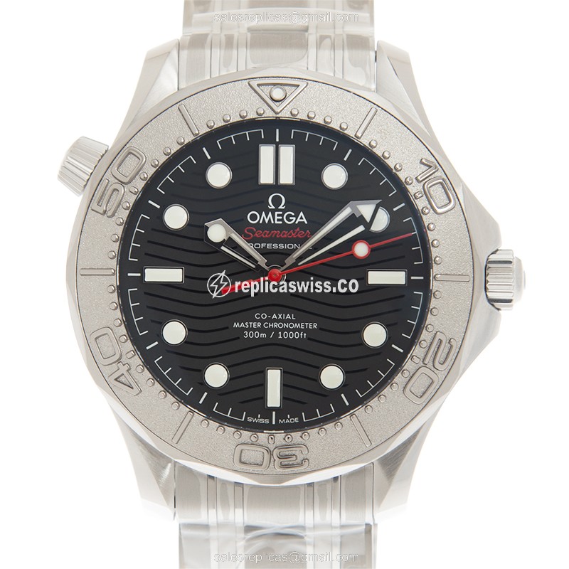 Omega Seamaster 210.30.42.20.01.002 Replica: Automatic Movement, Black Dial, Stainless Steel Case