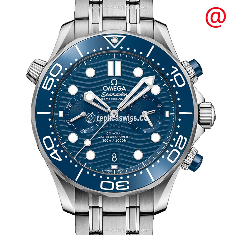 Omega Seamaster 210.30.44.51.03.001 Replica | Automatic Movement | Blue Dial, Steel Case Watch