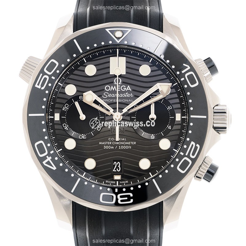 Omega Seamaster 210.32.44.51.01.001 Replica | Automatic Movement | Black Dial & Steel Case Watch