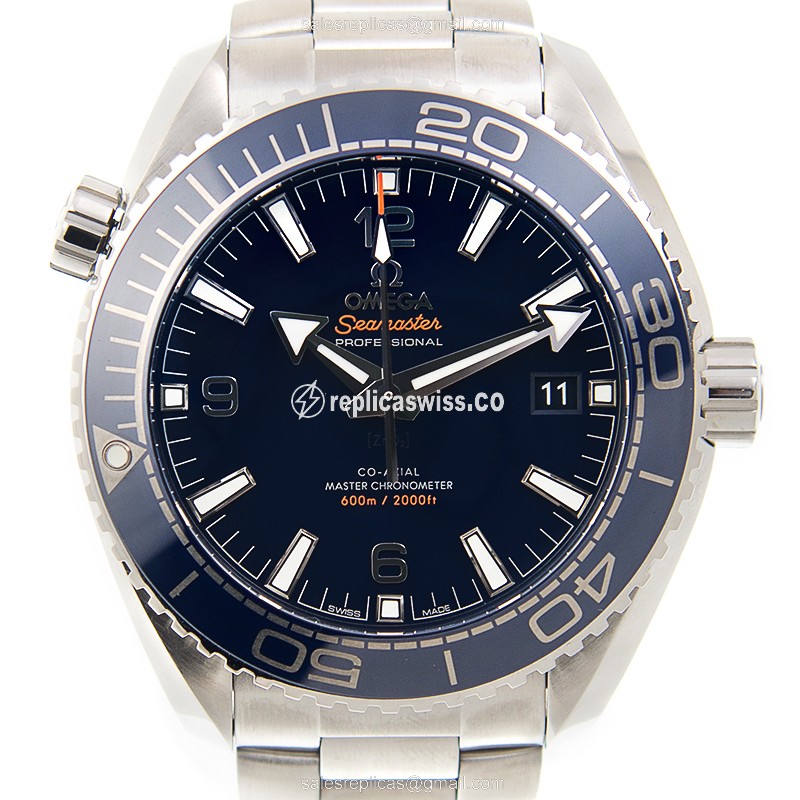 Omega Seamaster 215.30.44.21.03.001 Replica in Stainless Steel with Blue Dial & Automatic Movement