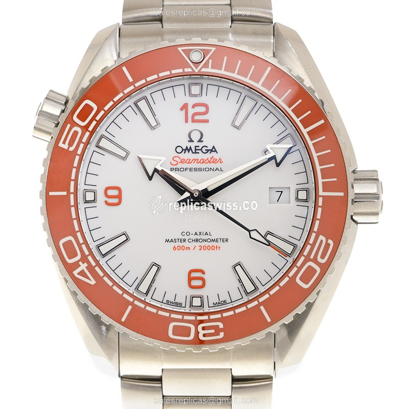 Omega Seamaster 215.30.44.21.04.001 Replica, Automatic White Dial on Steel Strap Watch