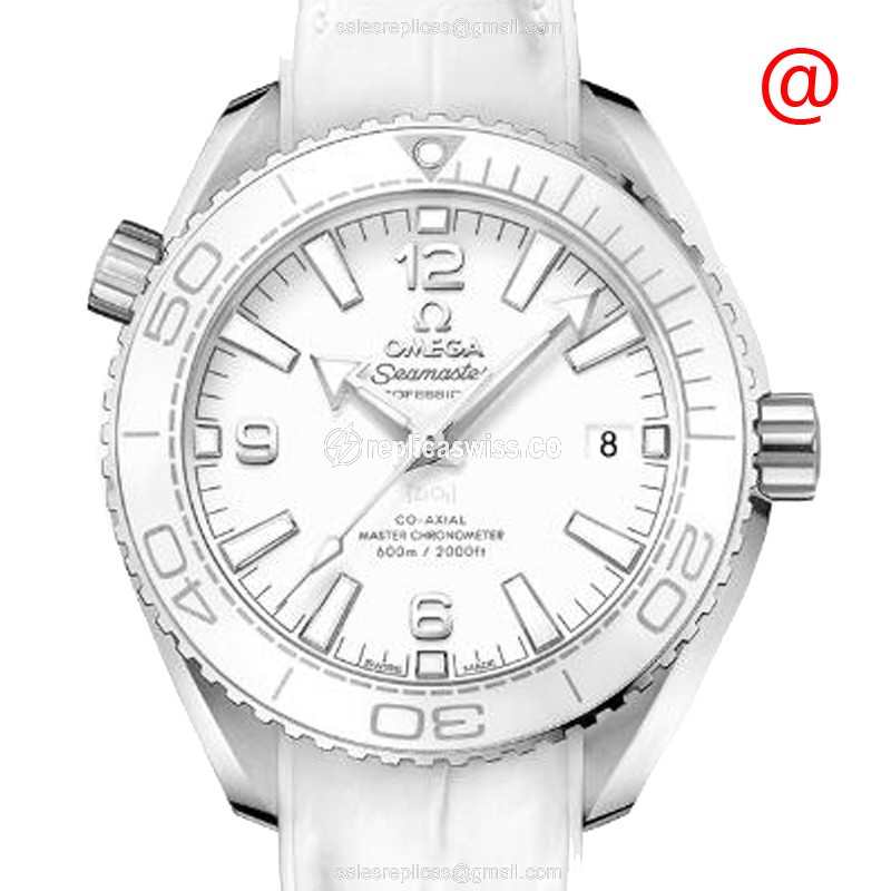 Omega Seamaster 215.33.40.20.04.001 Replica, Automatic Movement, White Dial & Leather Strap Watch