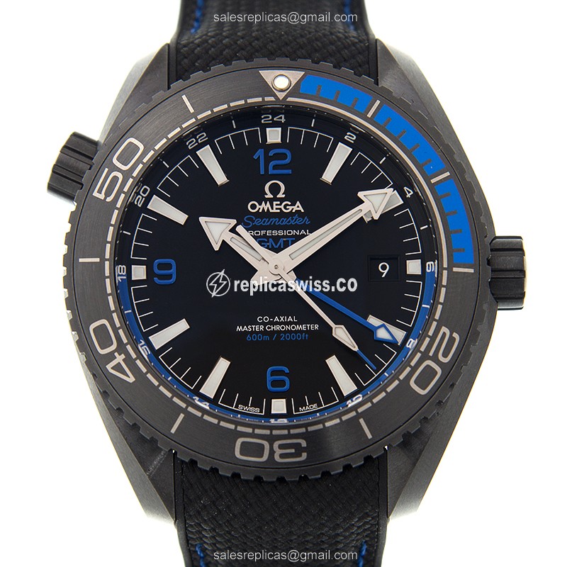 Omega Seamaster 215.92.46.22.01.002 Replica, Automatic Ceramic Case, Black Dial Watch