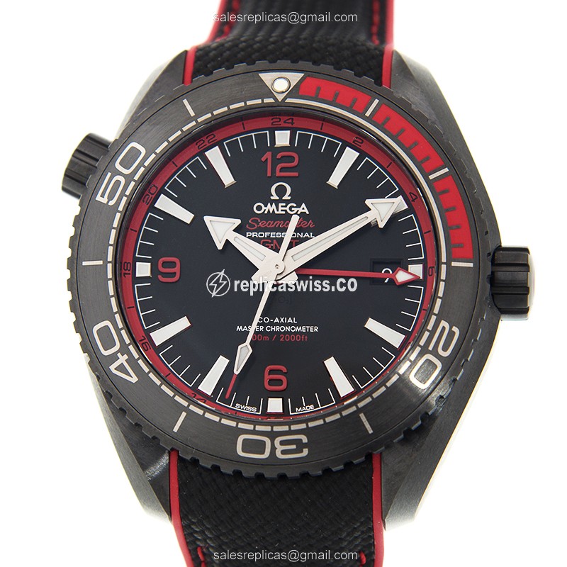 Omega Seamaster 215.92.46.22.01.003 Replica | Automatic Movement, Black Ceramic Dial Watch
