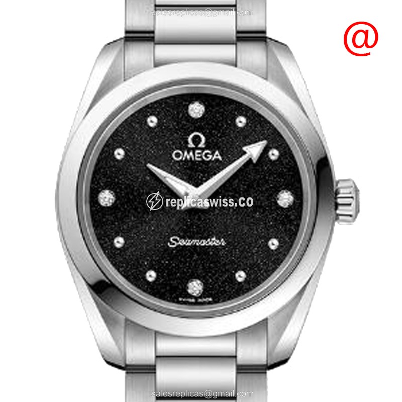 Omega Seamaster 220.10.28.60.51.001 Replica with Black Dial & Stainless Steel Case Watch