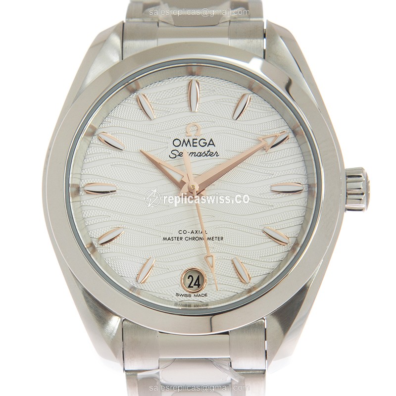 Omega Seamaster 220.10.34.20.02.001 Replica | Automatic Movement | Silver Dial & Steel Case Watch