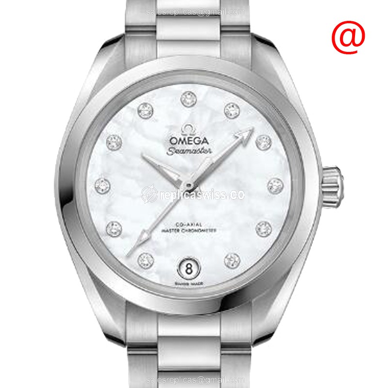 Omega Seamaster 220.10.34.20.55.001 Replica | Automatic Movement, White Dial, Stainless Steel Case